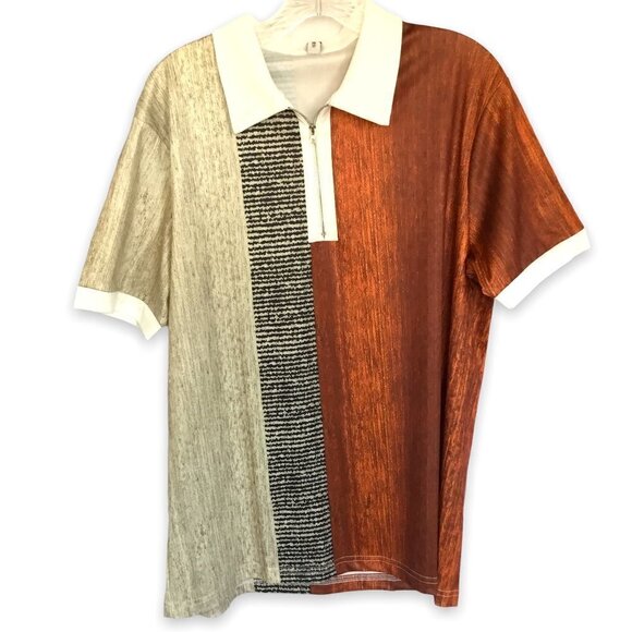 NWT Men's Hawalili Vintage Short Sleeve Bowling Style Shirt Size Medium - Picture 1 of 10